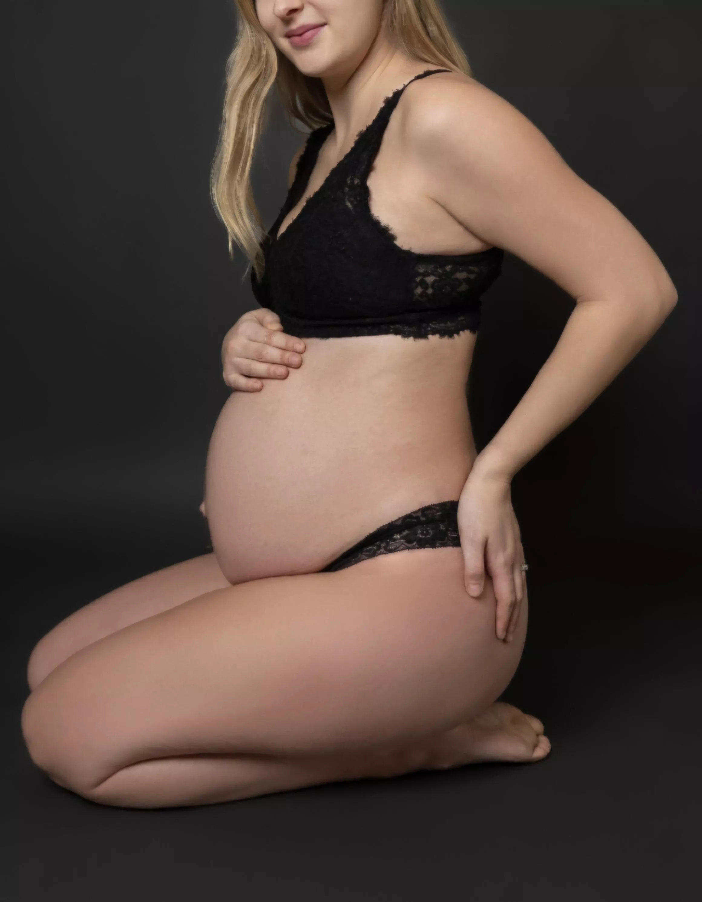 Pregnant in Lingerie or nothing?
