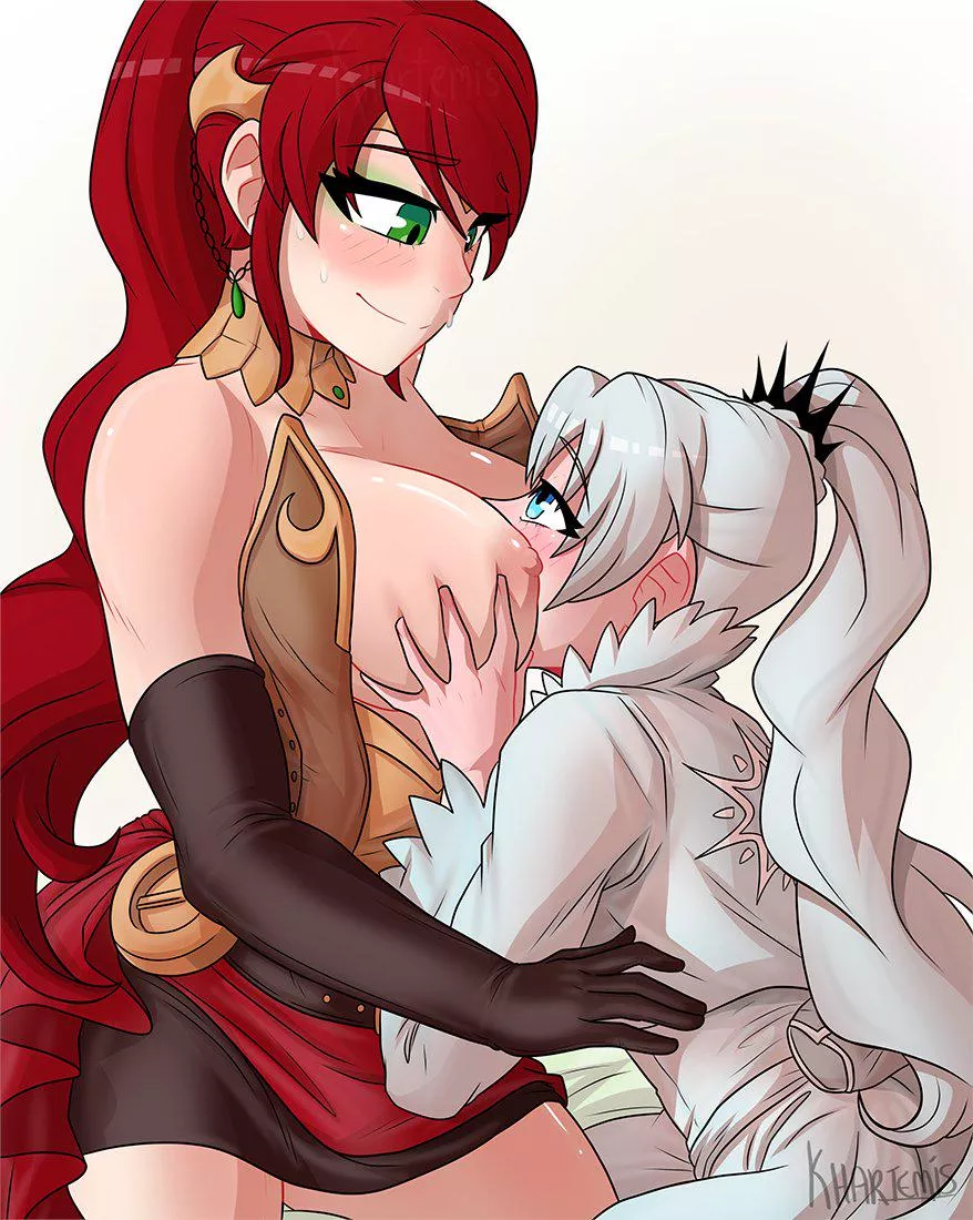 Pyrrha giving Weiss exclusive access [Khartemis]