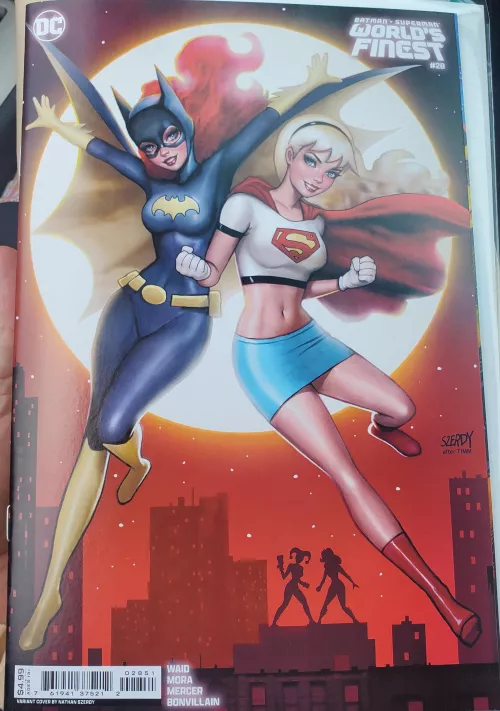 Szerdy's homage to Bruce Timm PG but still plot [Worlds Finest 28]