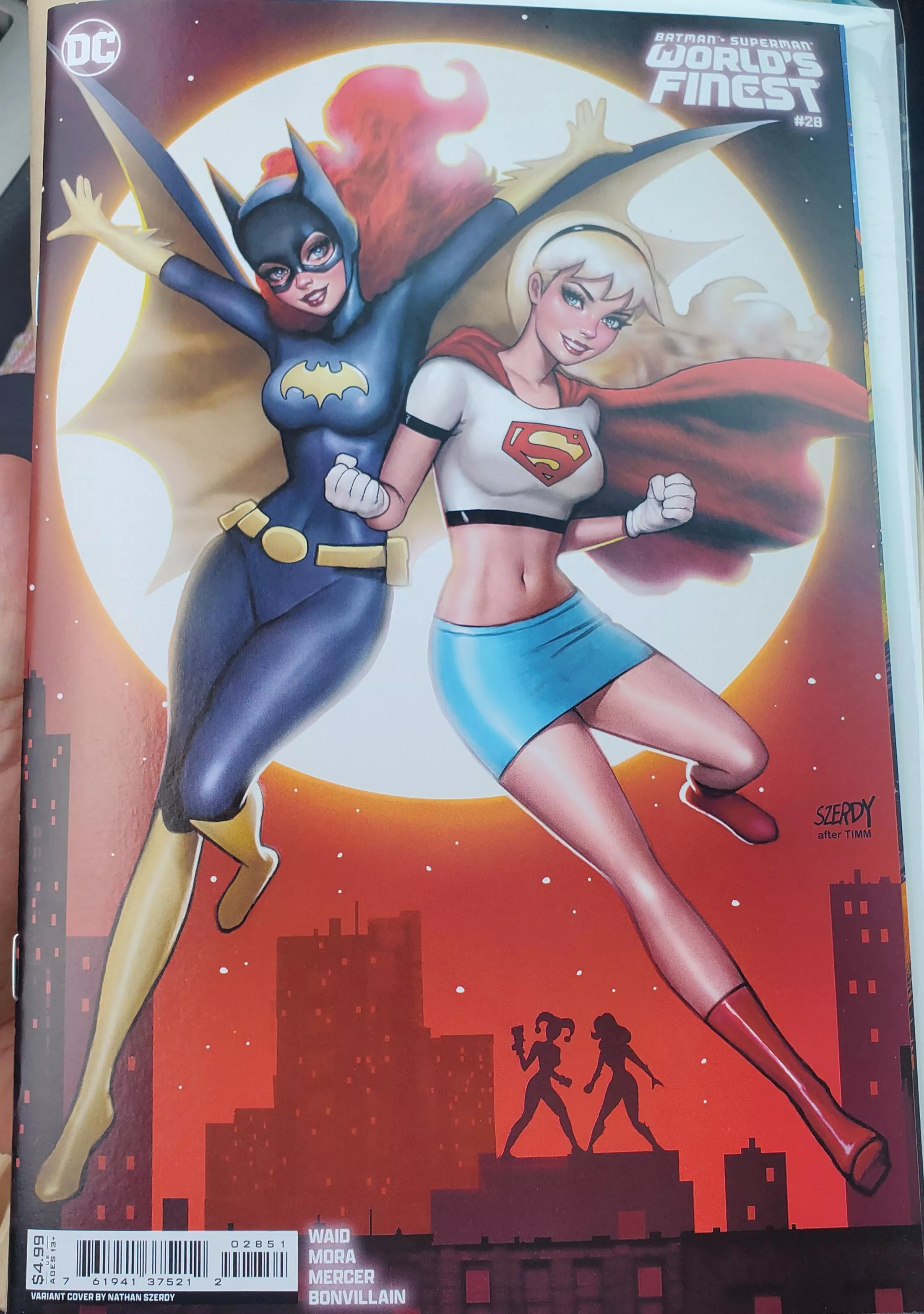 Szerdy's homage to Bruce Timm PG but still plot [Worlds Finest 28]