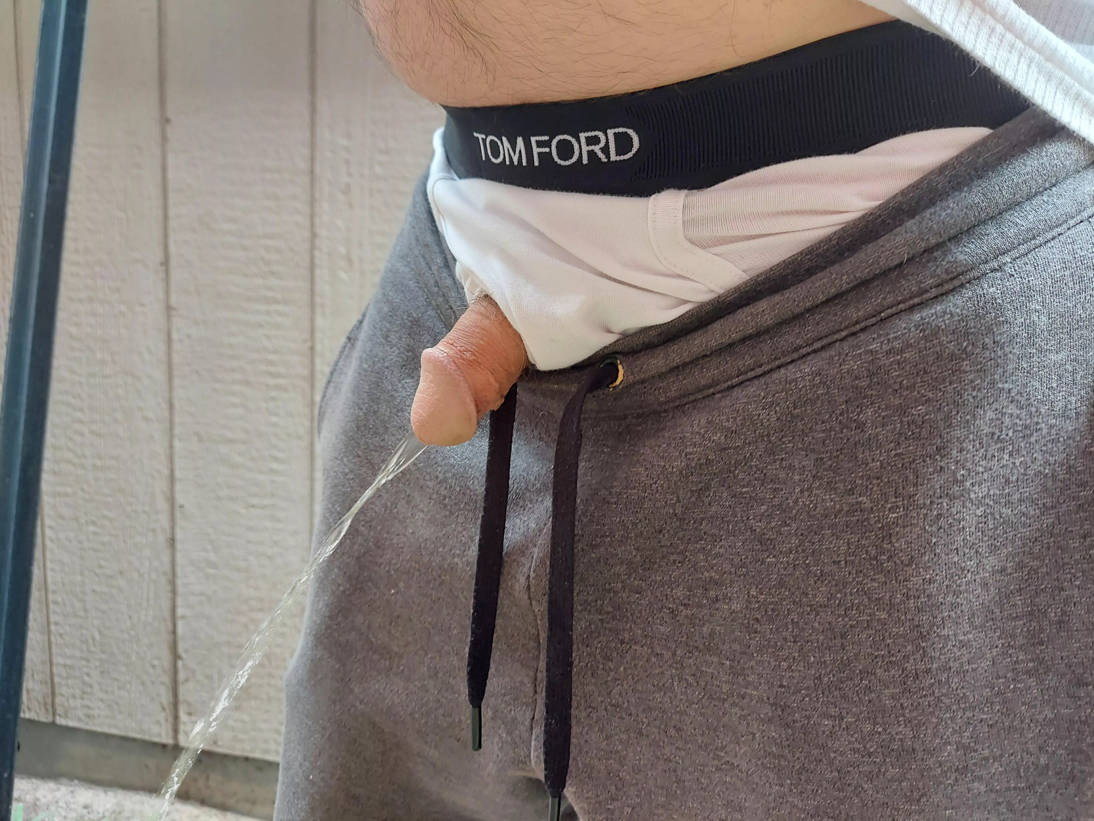 Through the fly in the back yard