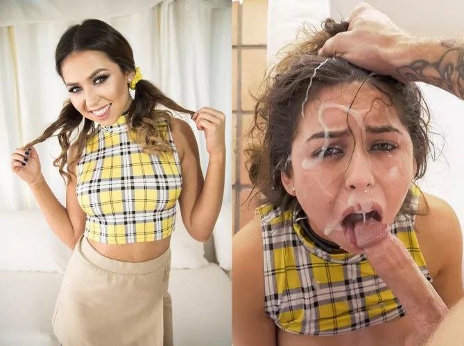 Before & after Melissa Moore 