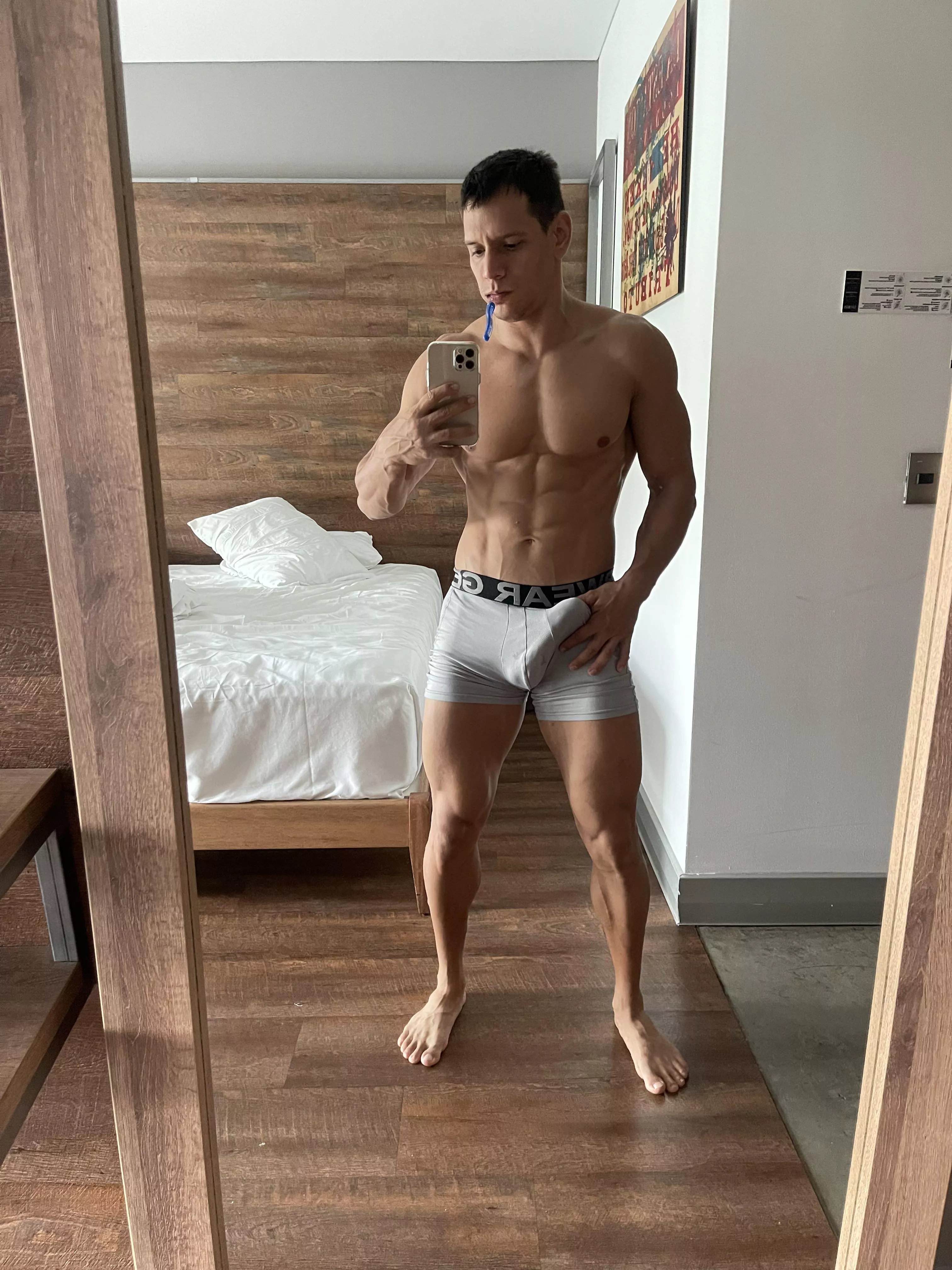 Do you like my gray underwear 😈