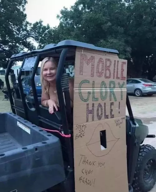 Doing her community work