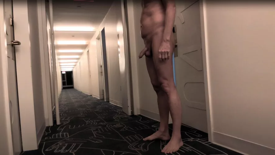 Exploring the hallway