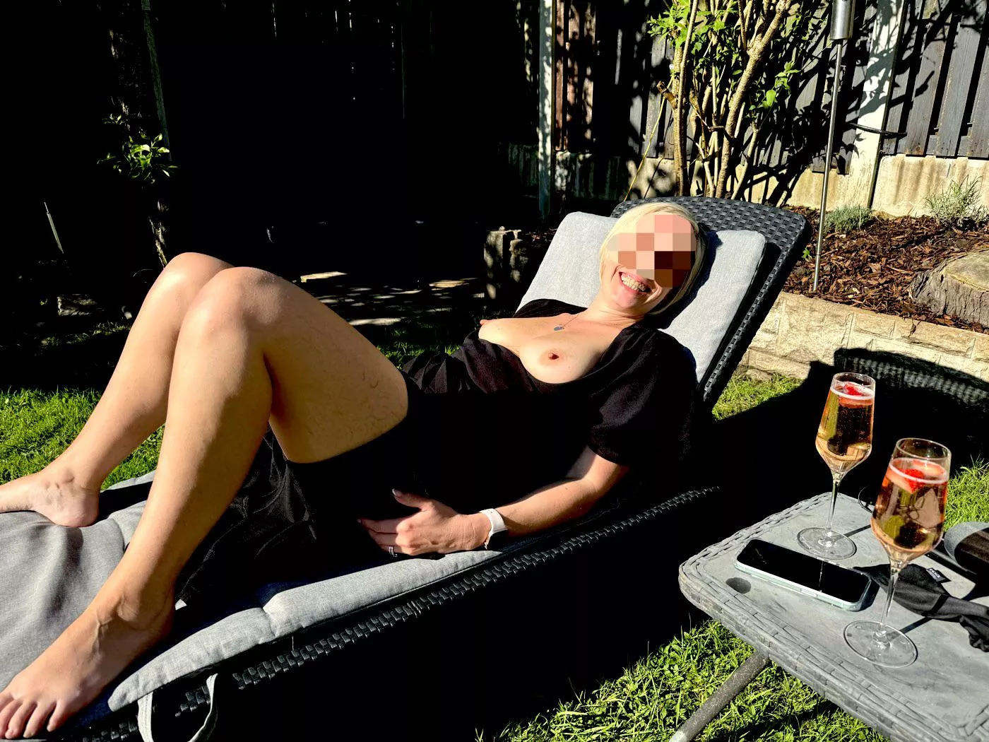 (f) making the most of the rare UK sun