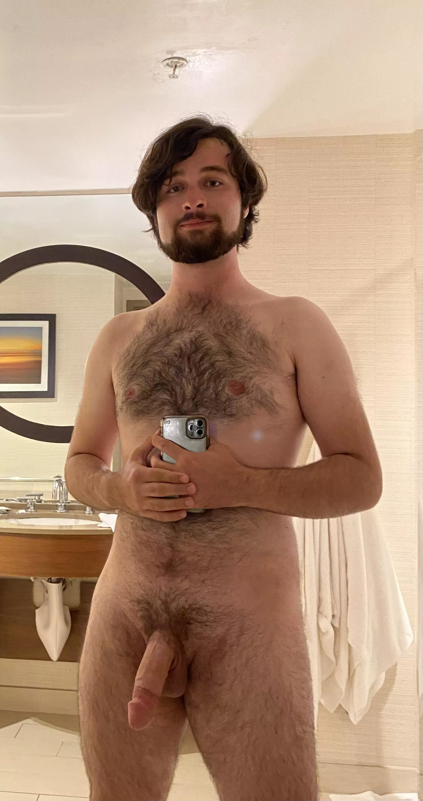 Impromptu bathroom selfie