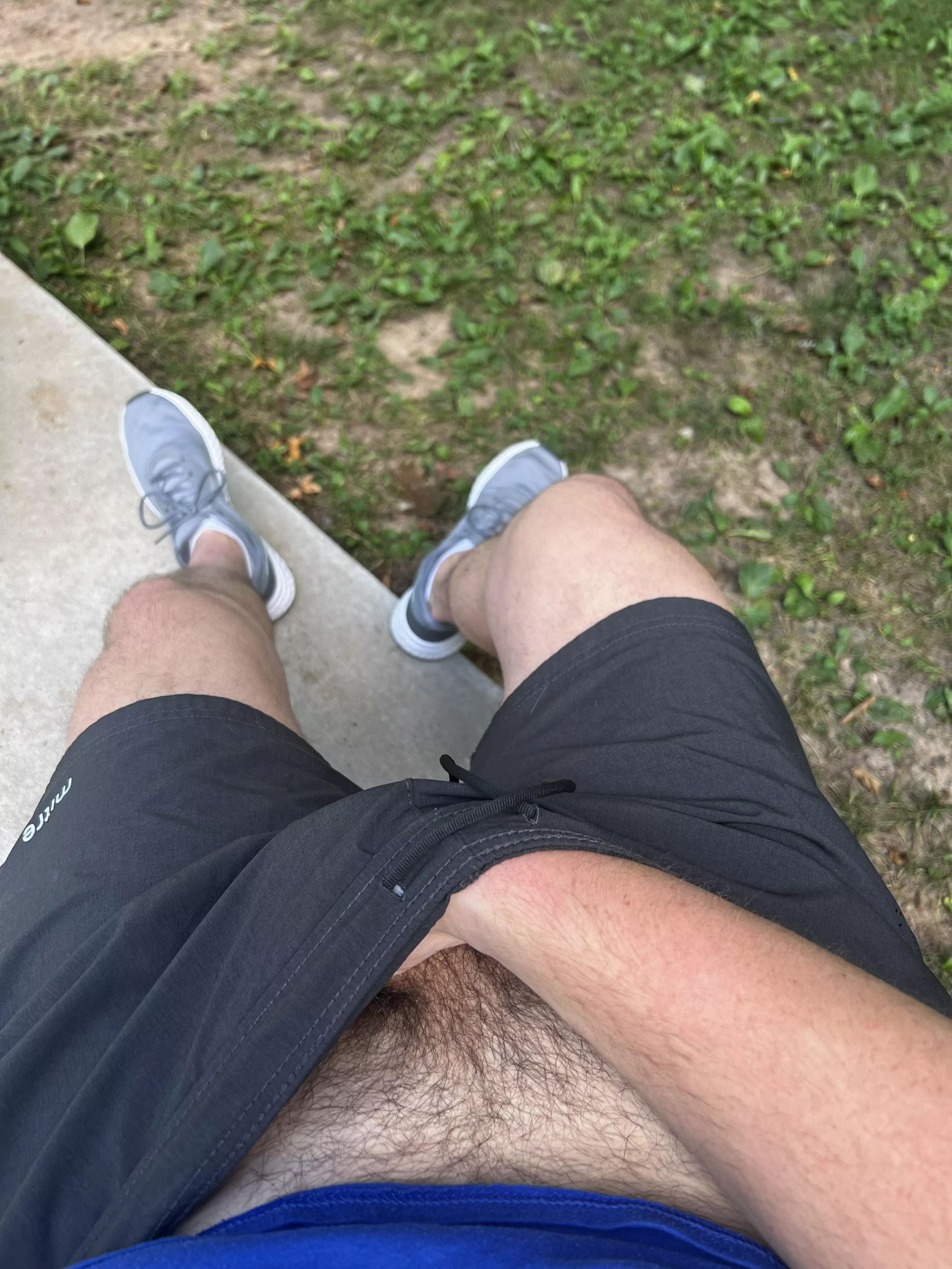 Love whipping my cock out at the park.. Should I jerk it?