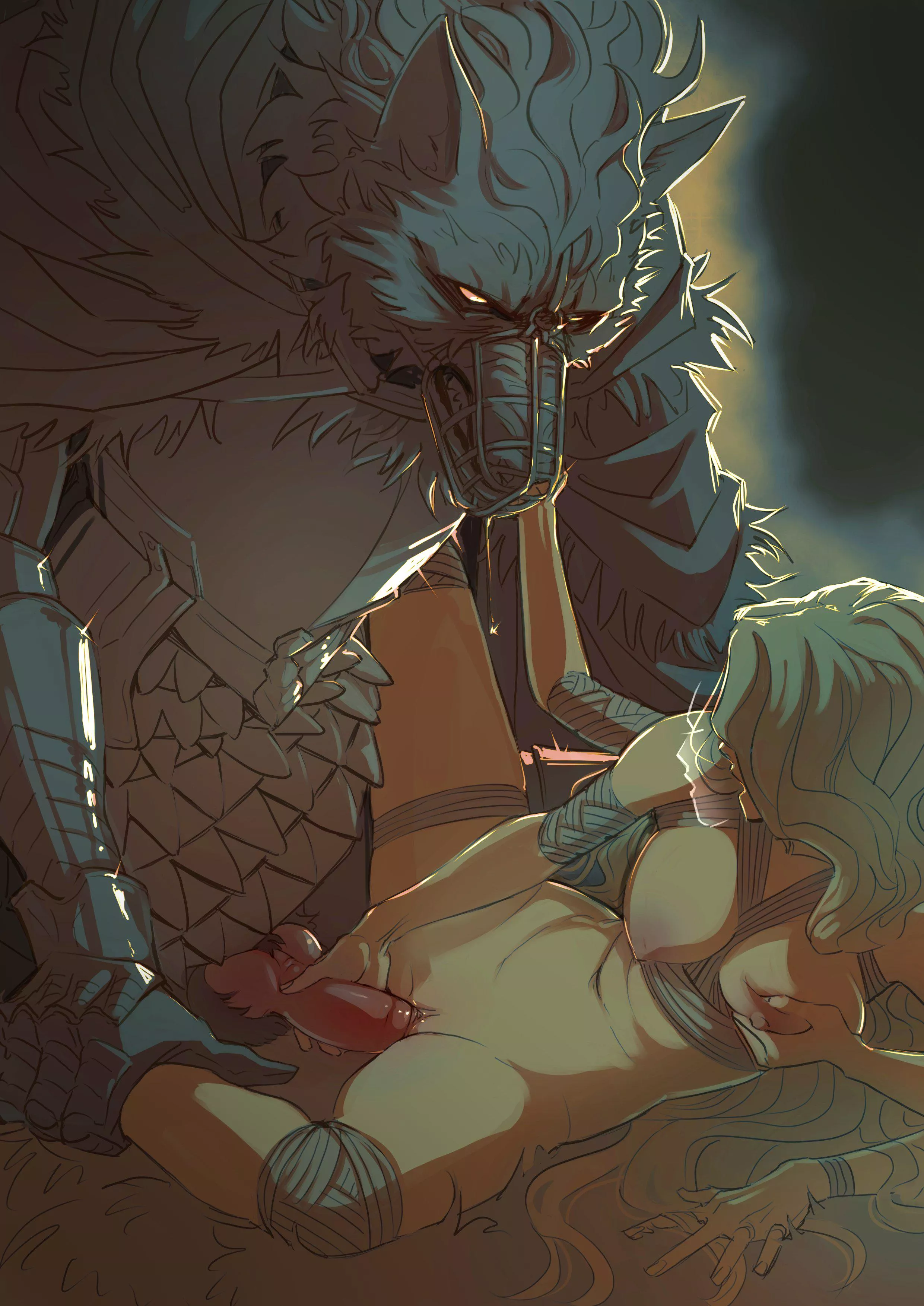 Make sure to muzzle your werewolf so he doesn't forget his place. (Frankensteinsm2)