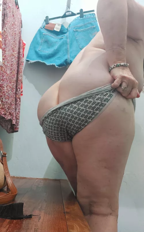 My white ass is peeking out