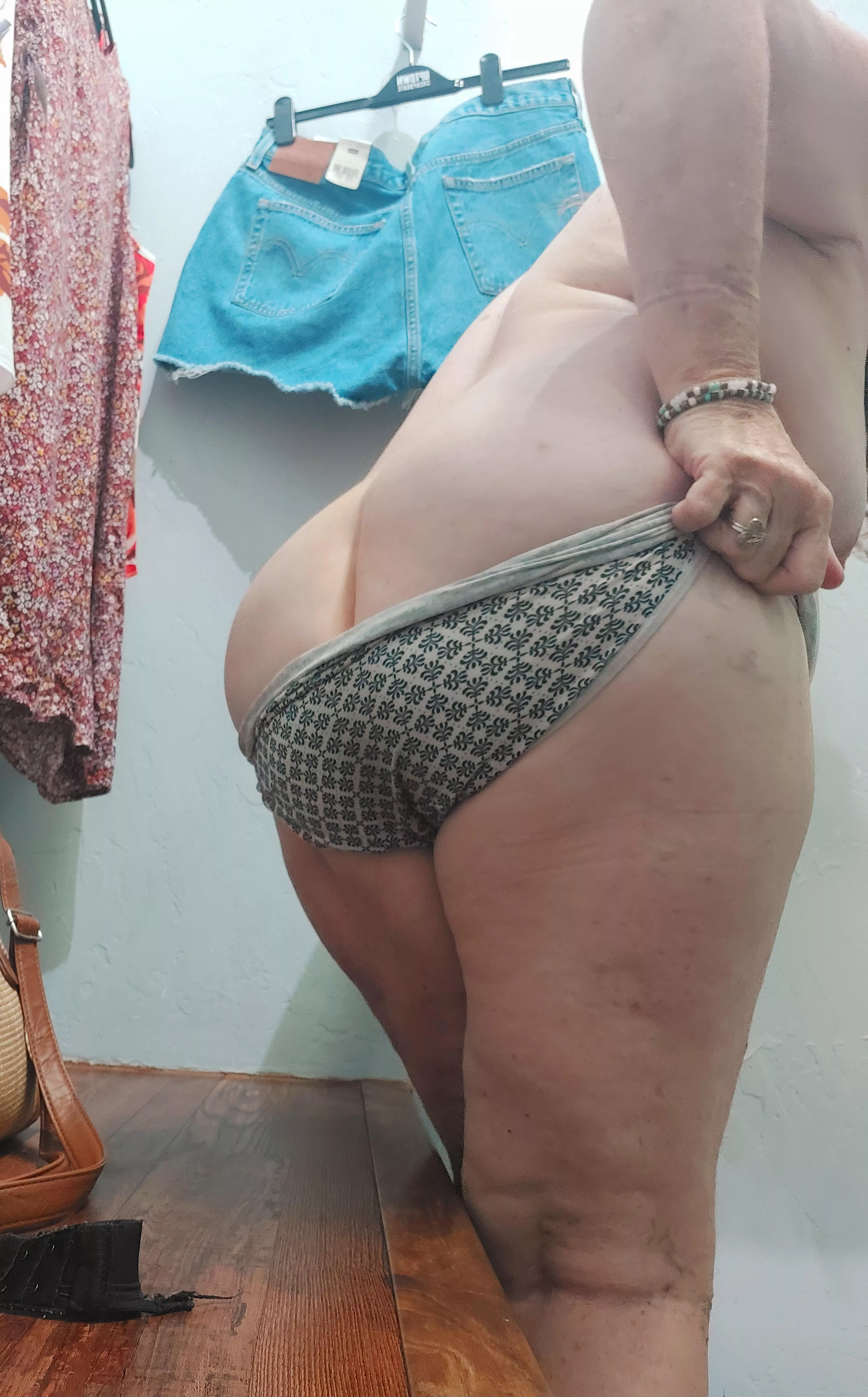 My white ass is peeking out