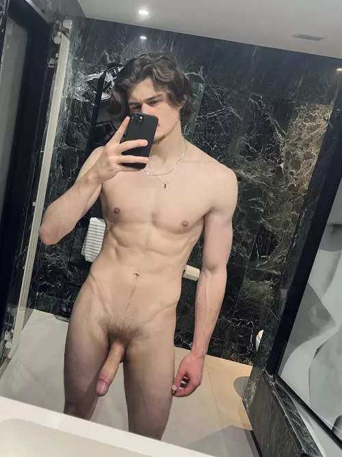 Tall and skinny with a big willy