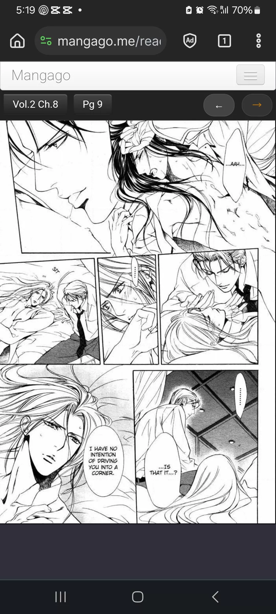 Why Asami didn't make love to Feilong?