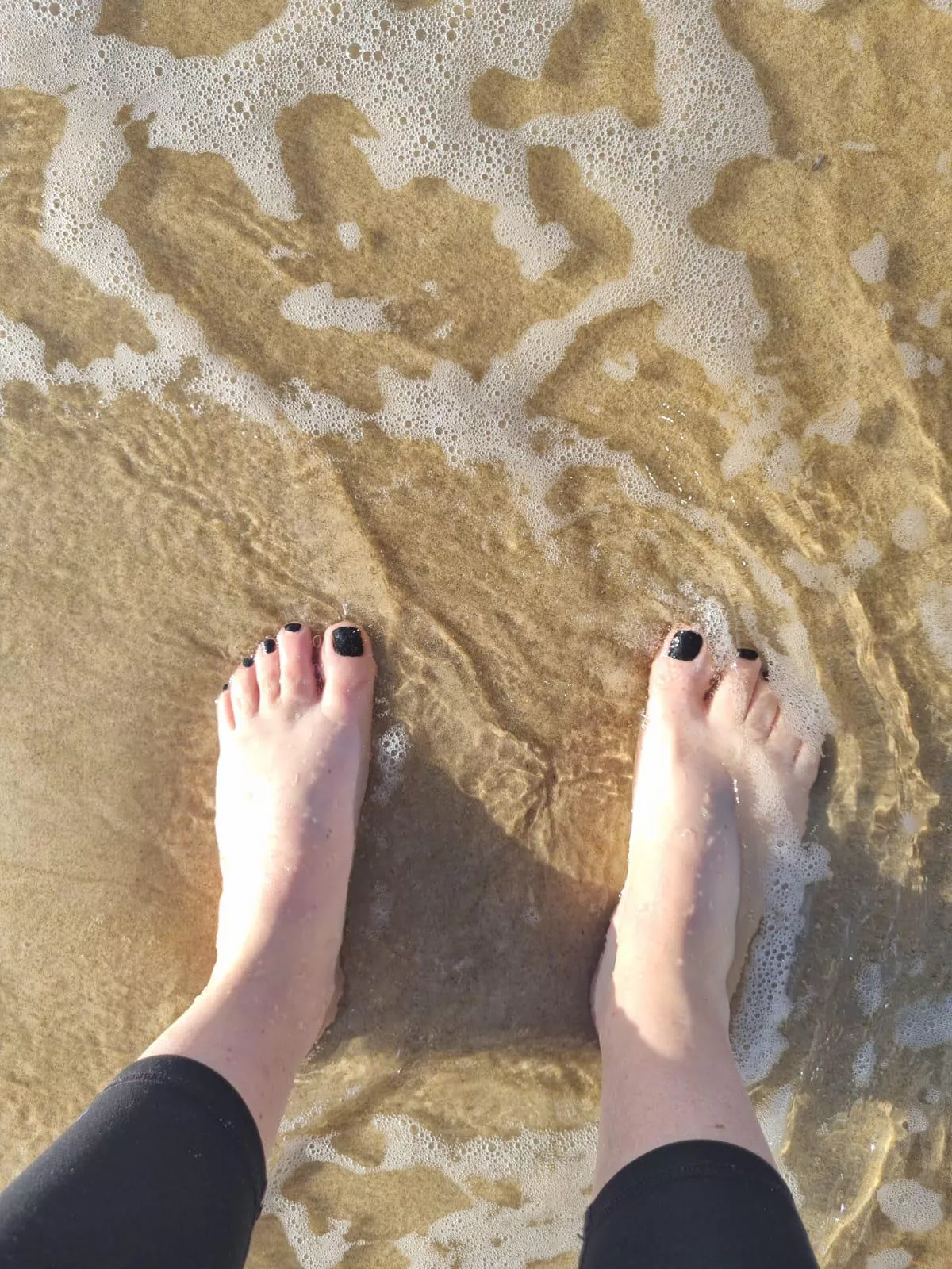 Beach footsies