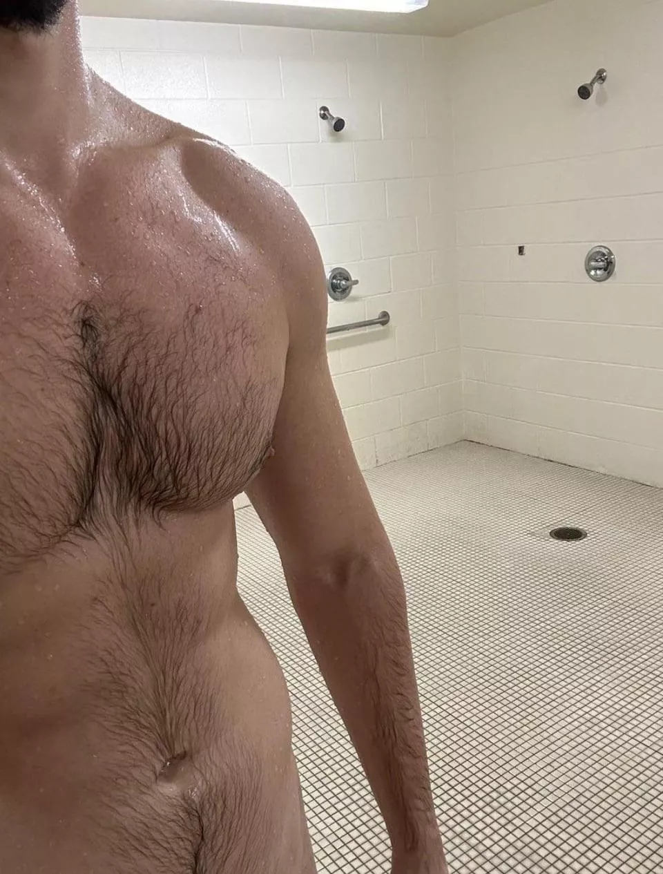 Communal showers at my gym 