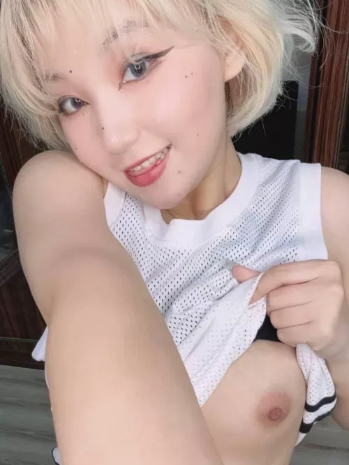 First you have to lick her to get the second one