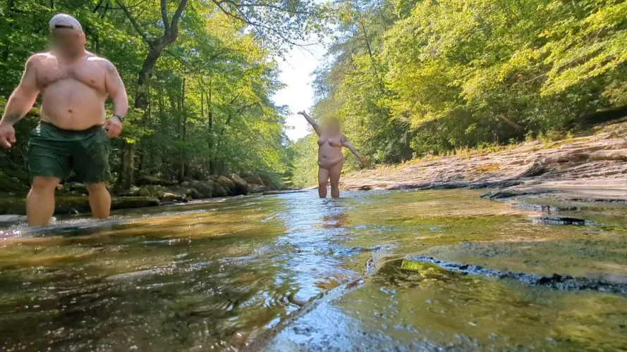 Fun in the creek