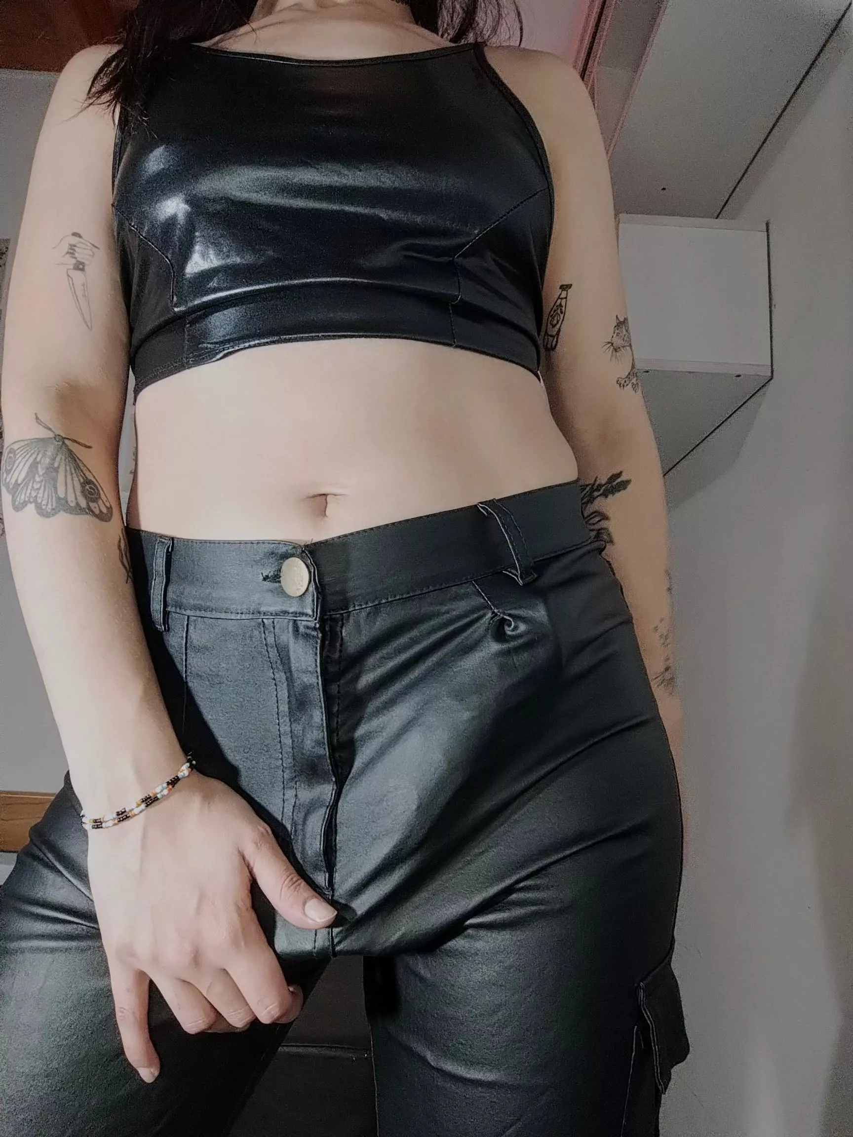 I have something 25 centimeters down my pants.