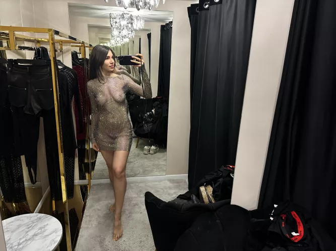 I hope this dress is not too revealing for a date