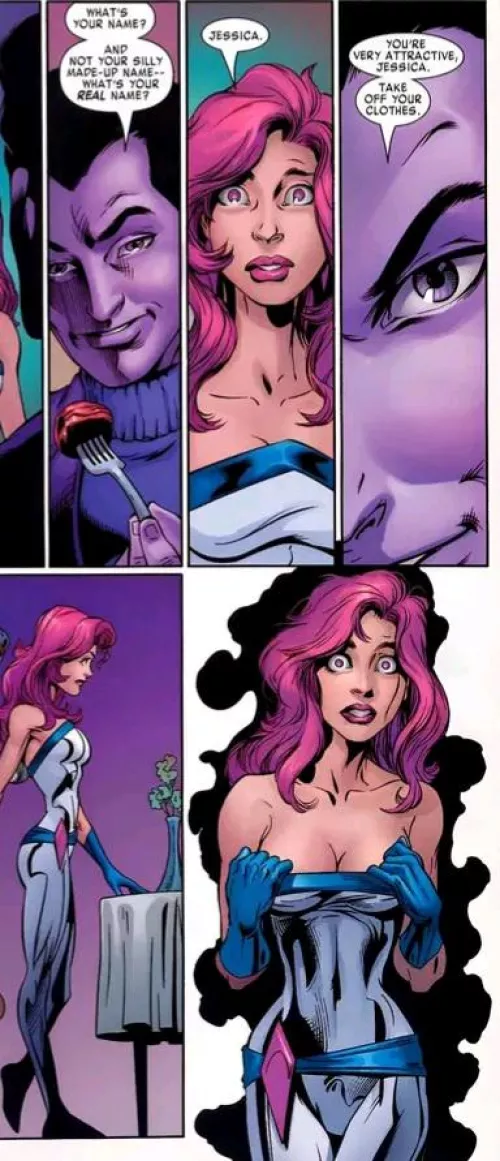 Jessica Jones hypnotized and enslaved