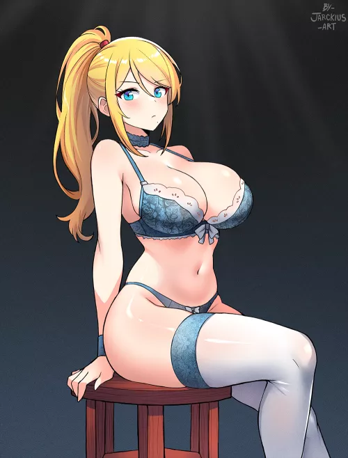 Lingerie Samus artwork by (jarckius)