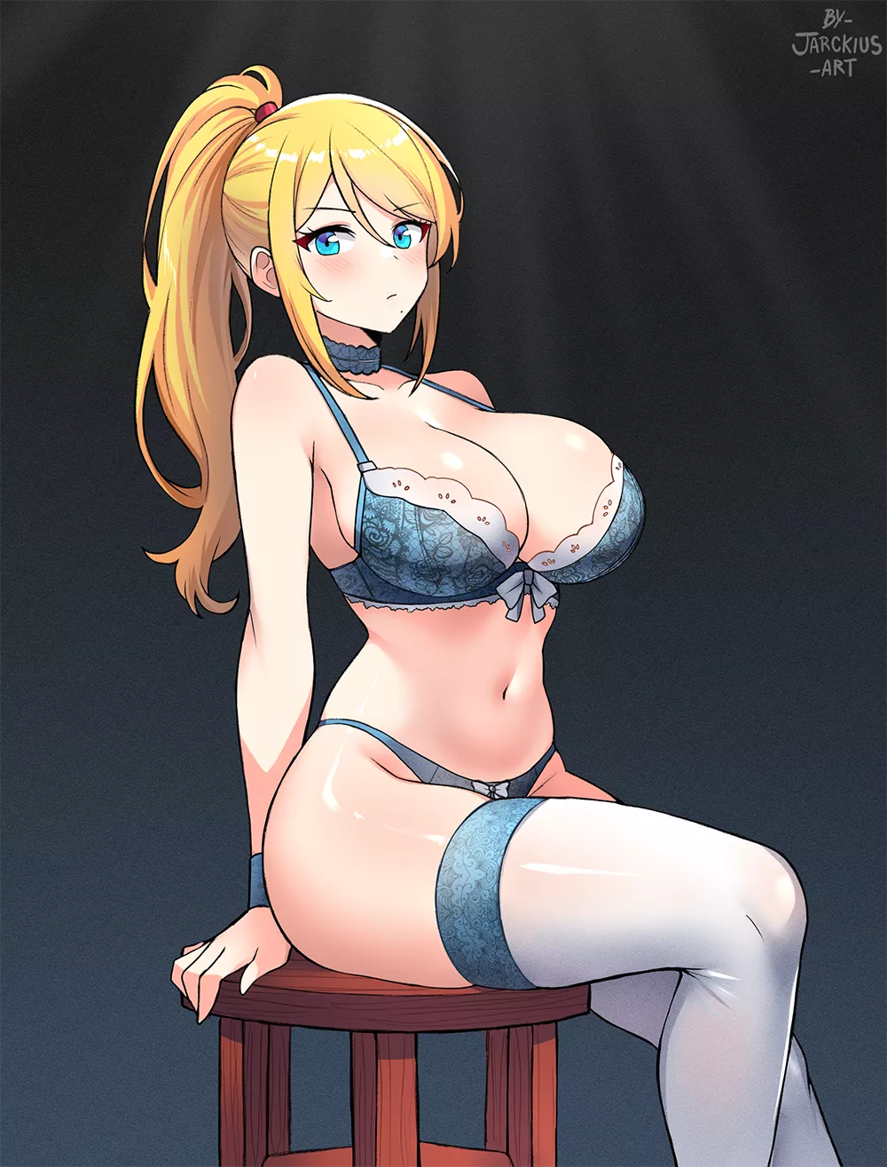 Lingerie Samus artwork by (jarckius)