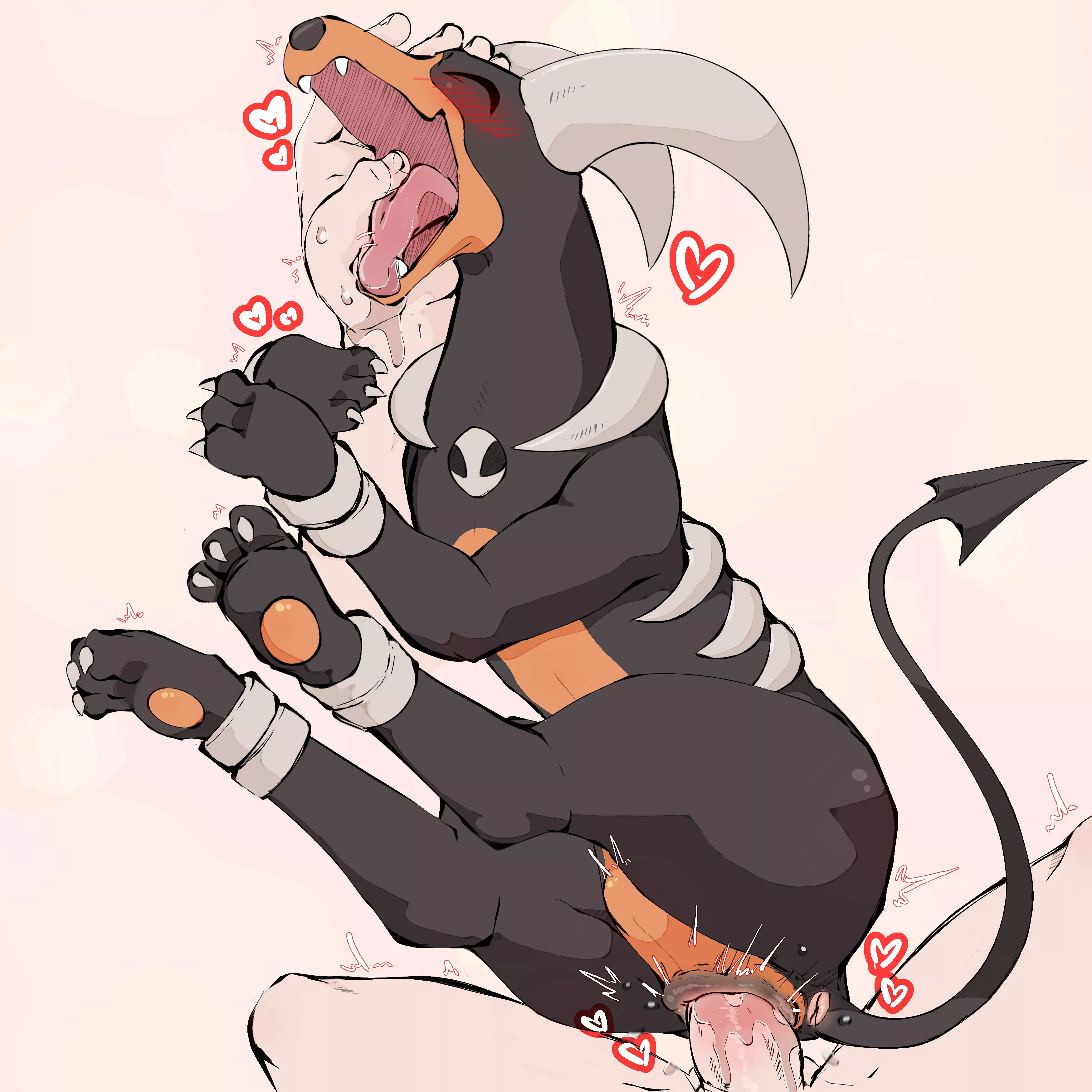 Maxing out Houndoom's Affection~ [MF] (aka leopard)