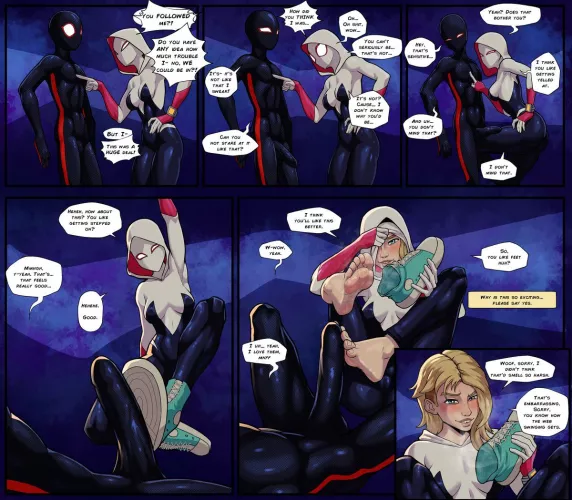 Miles and Spider-Gwen (kokobiel) [Marvel]