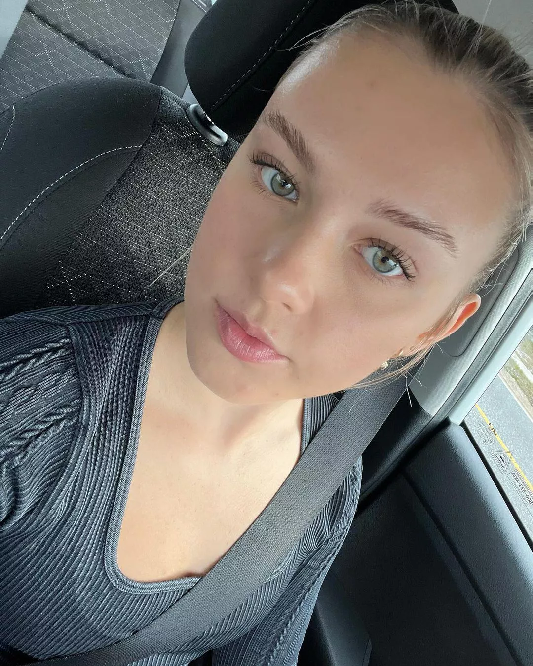 Petite blonde taking you for a ride