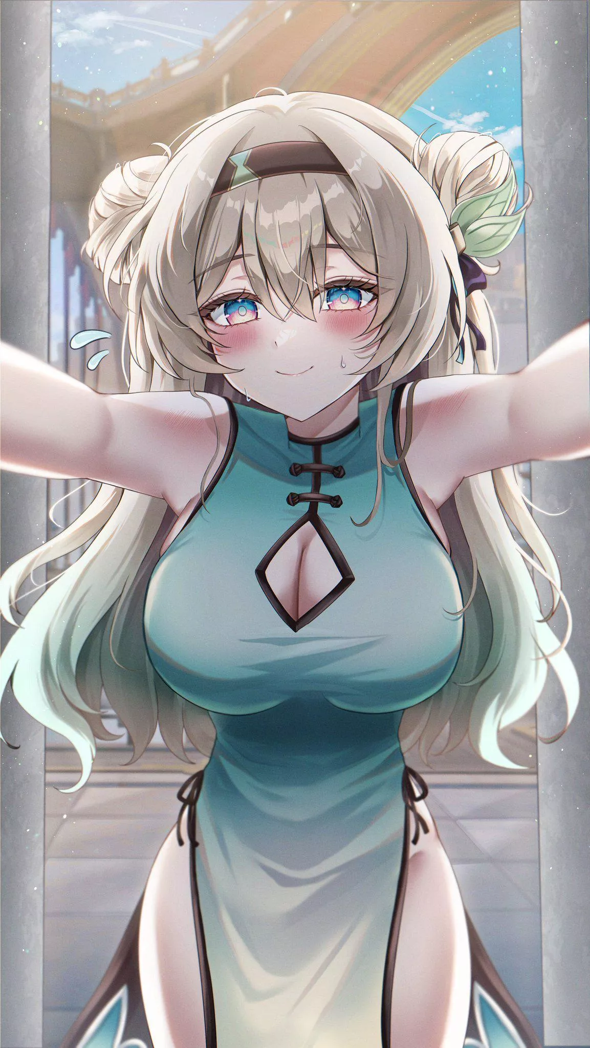 She'd like an opinion about her dress