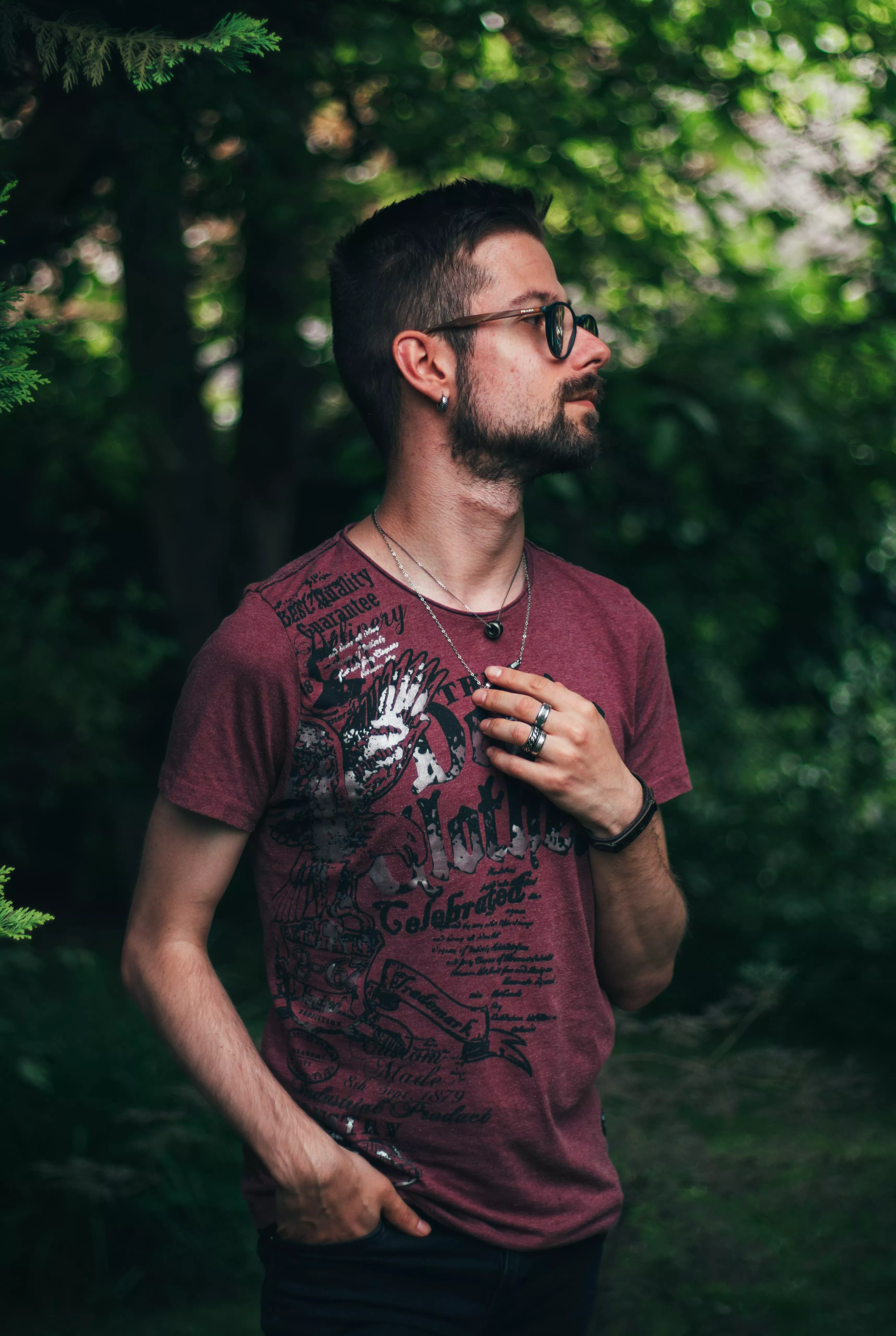 Some weirdo (sis) took that shot of me. 