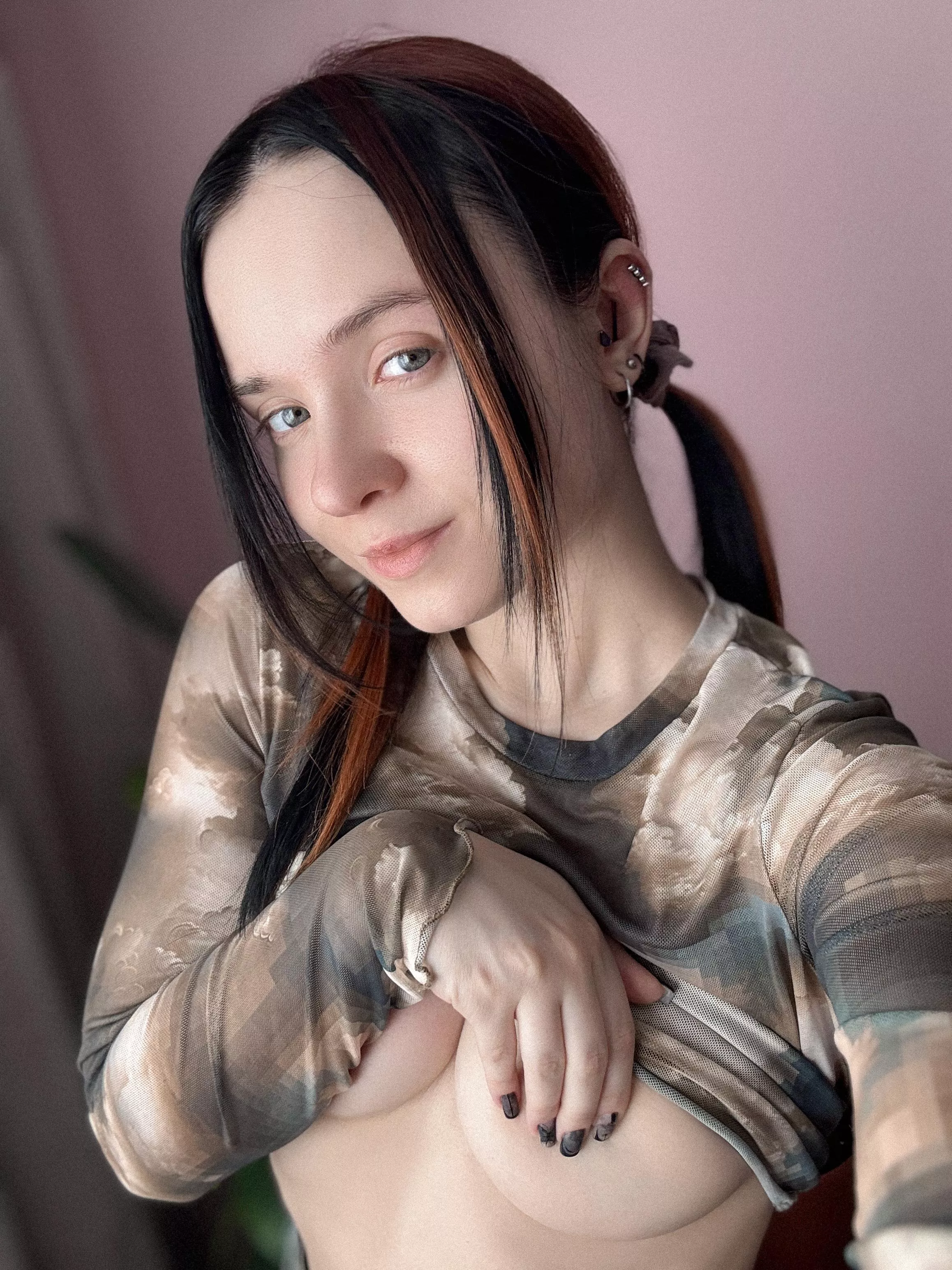 The happiest naughty lady