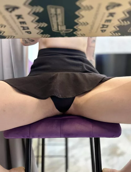 This skirt clearly can't hide my excitement when I see you