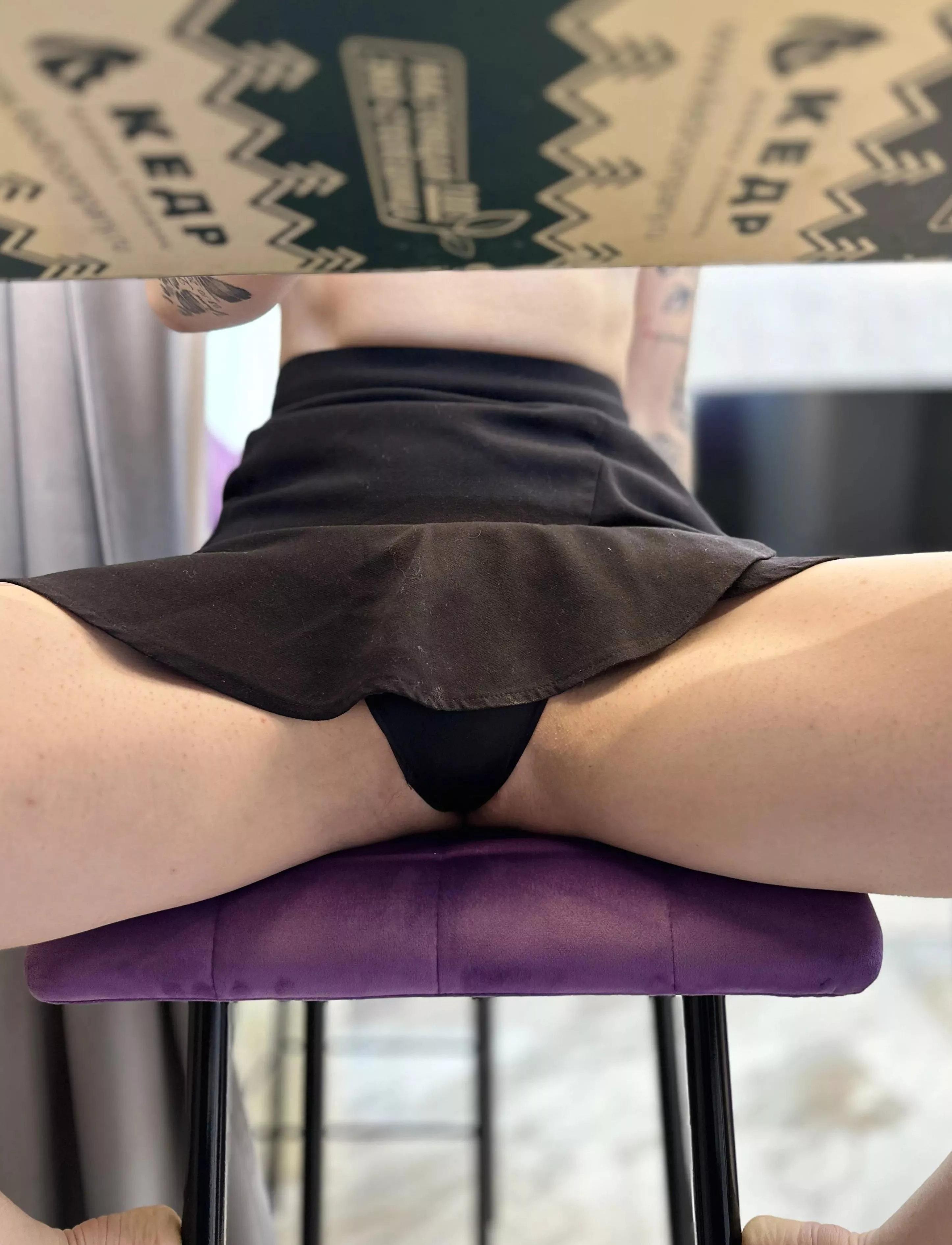 This skirt clearly can't hide my excitement when I see you