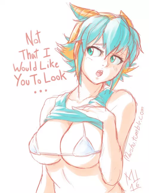Tsundere Tigrex Girl~ (Monster Hunter Art By Marshu)