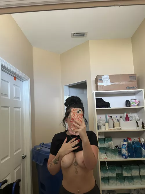 at work and so horny