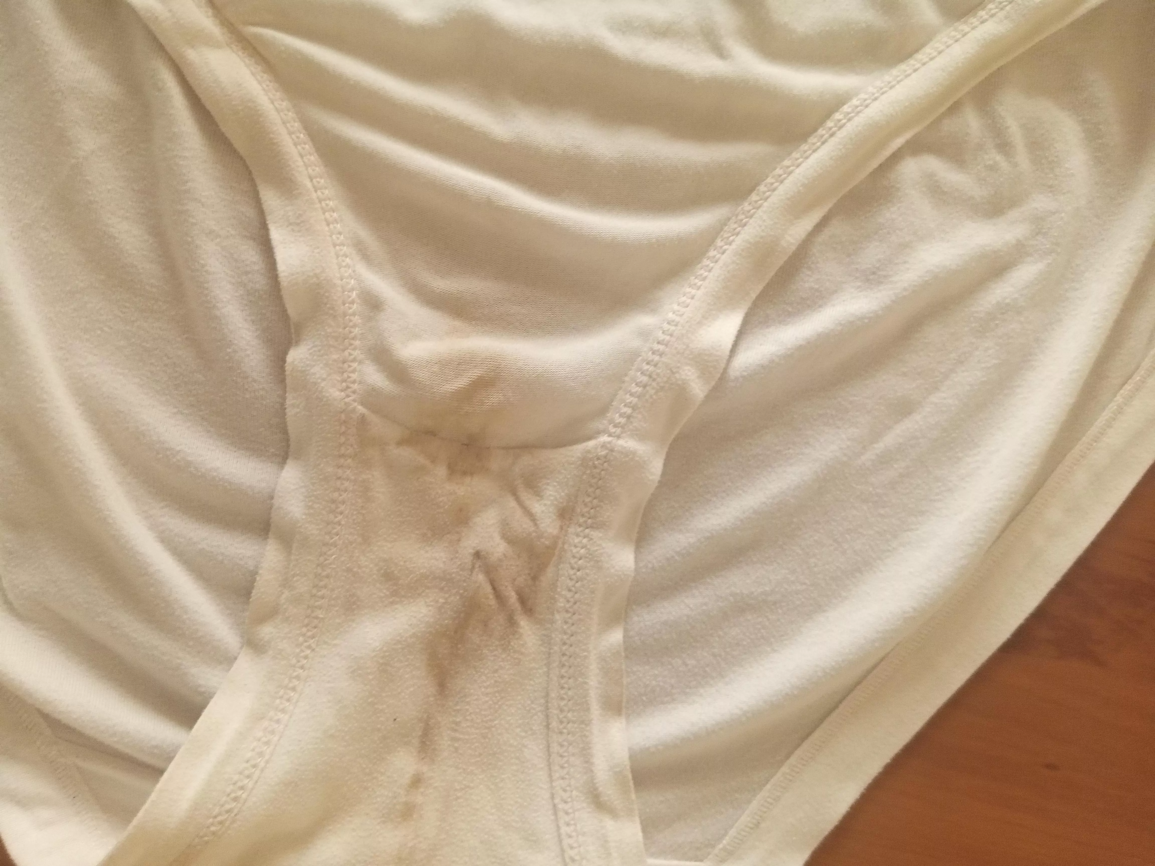 Cum/creampie stain or just wetness? 