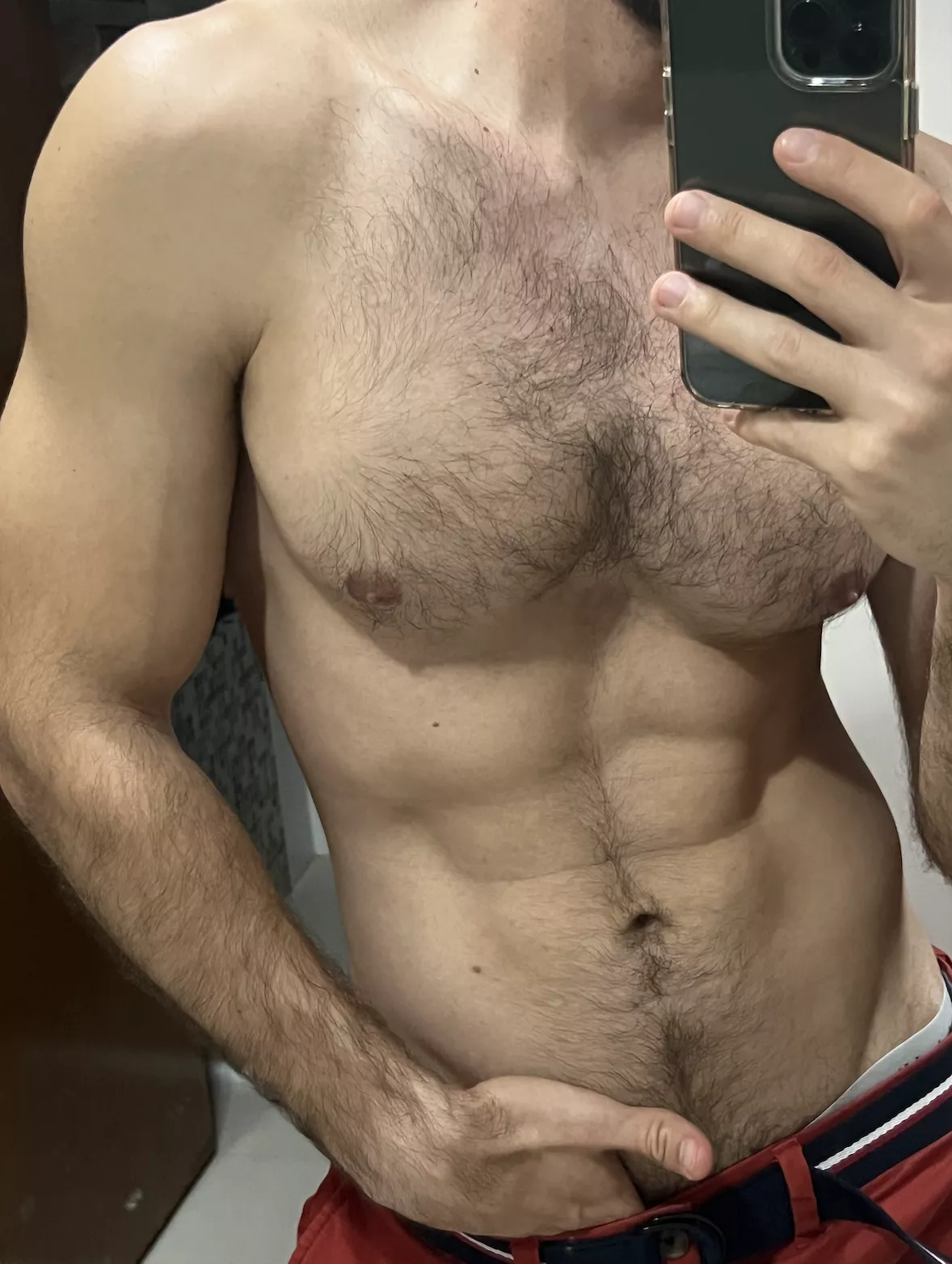 Hand in the pocket, ops.