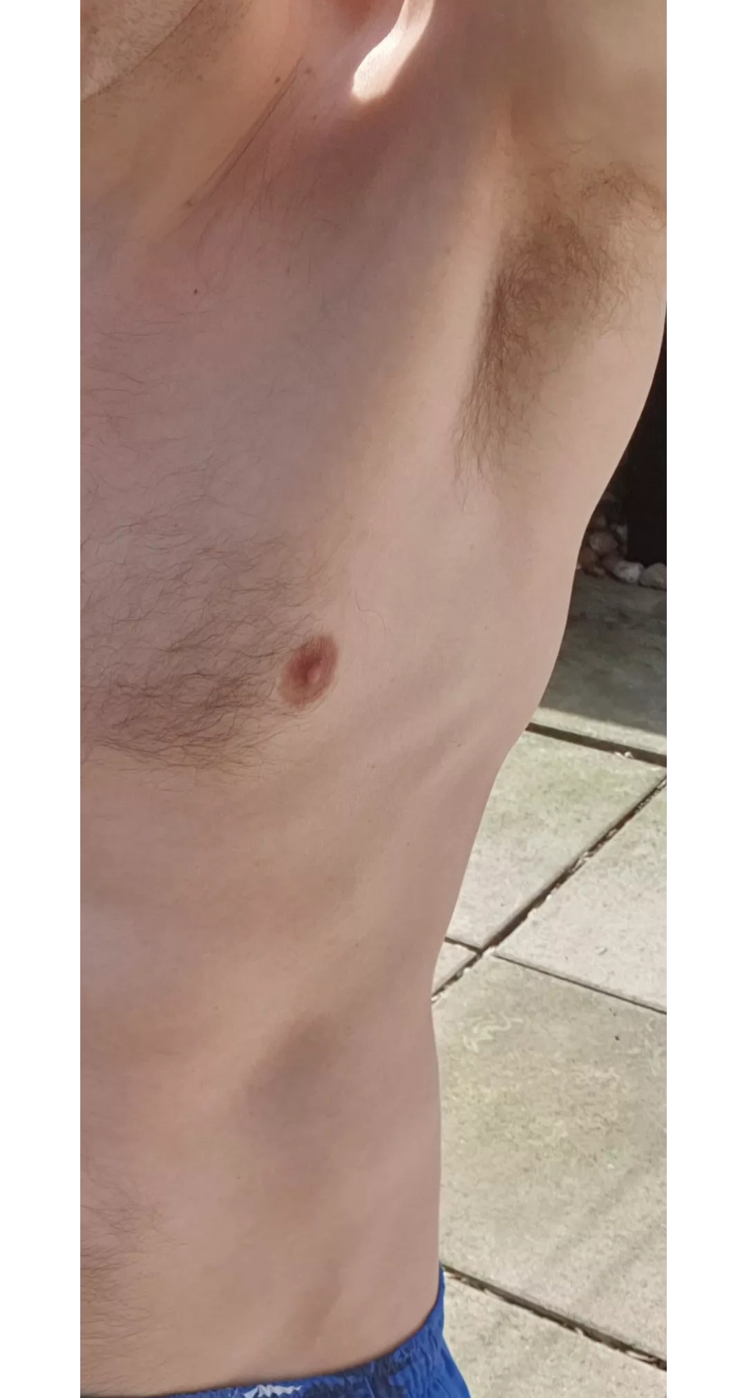 Hot & sweaty. My bo stinks