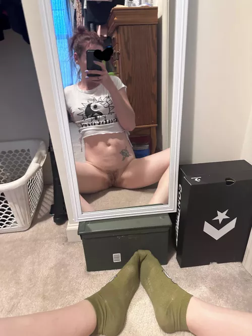 It’s cold in my house so I’m keeping my socks on 