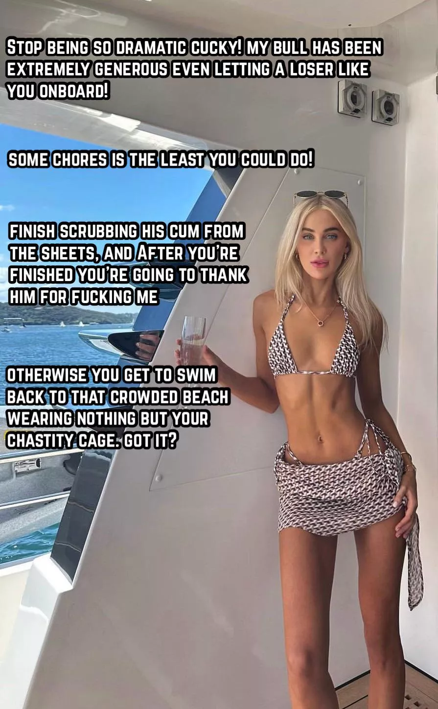 it’s the least you could do