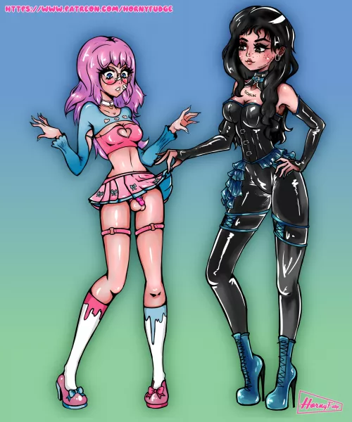 New art for WIP commissioned comic! 🖤 (art by me) 