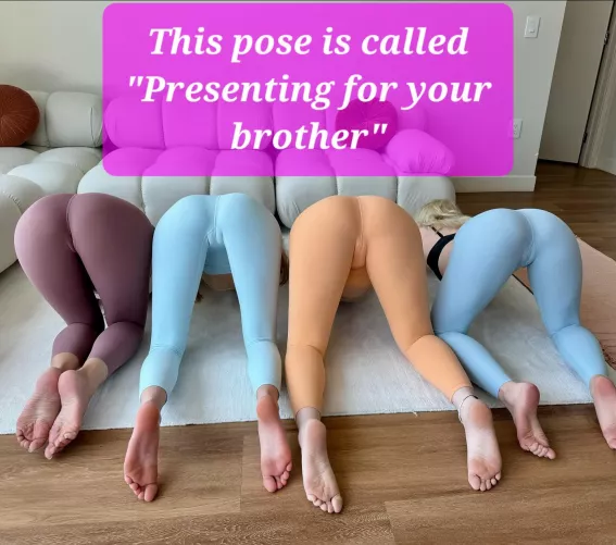 Practicing new yoga techniques 