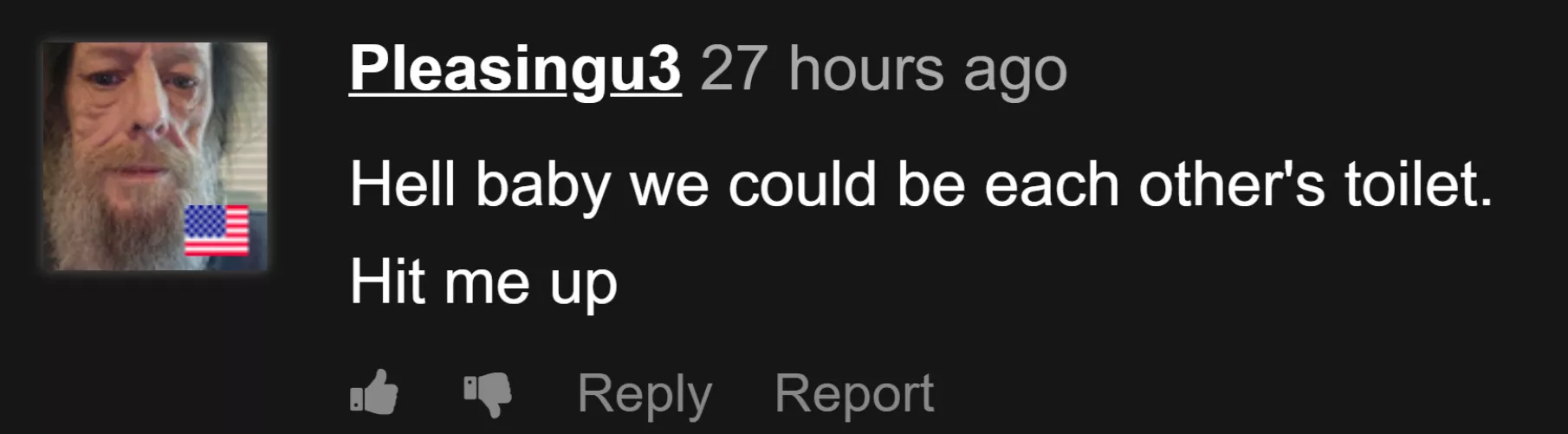 This guy has some fetishes...