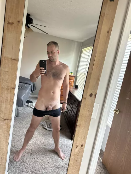 Wish you were here to pull it down the rest of the way 