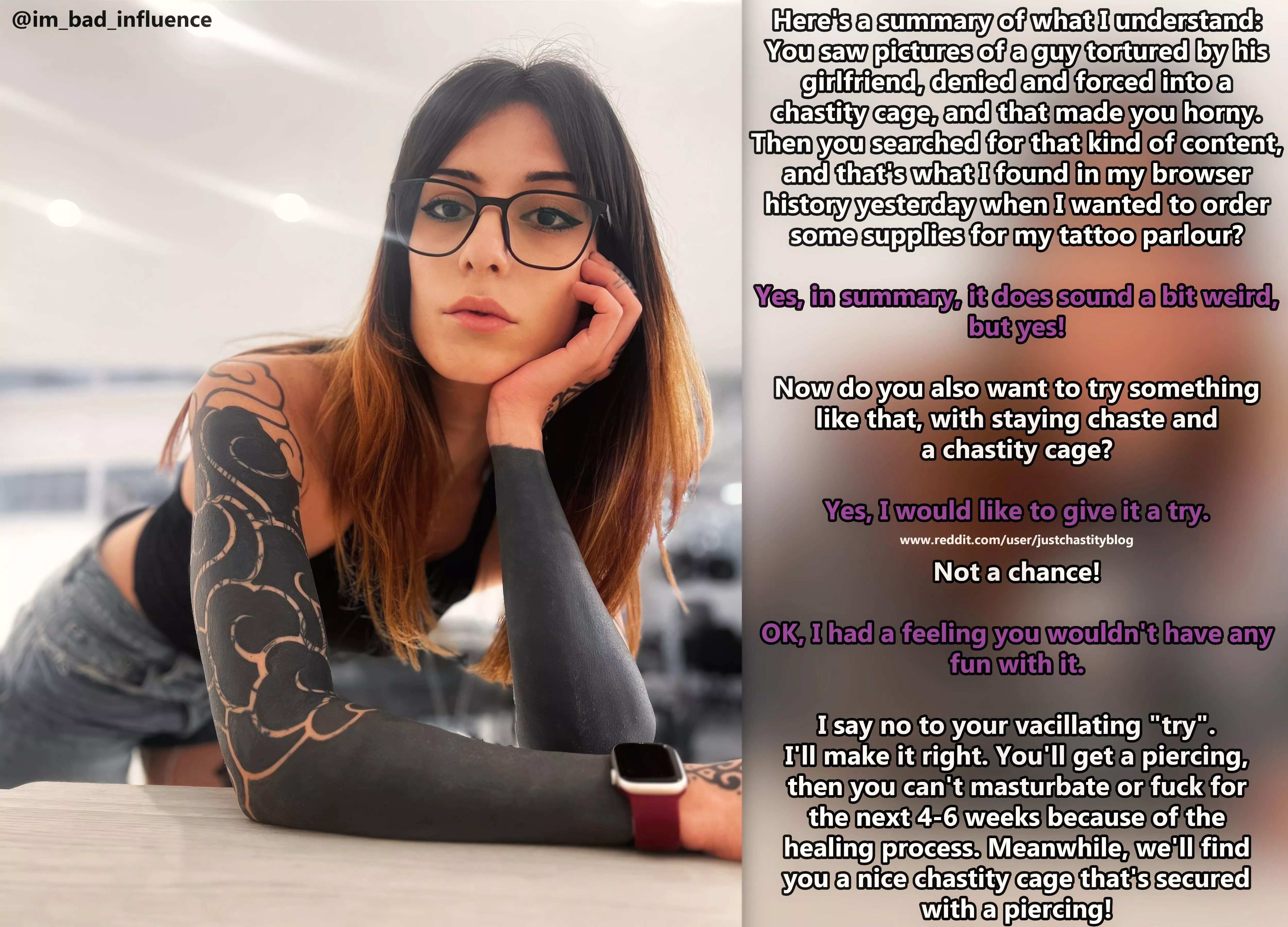 Your girl doesn't like your fickleness. She's ready for it. But only when things get serious!