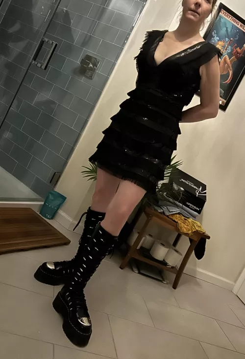 47 and I love how this outfit makes me look, and feel