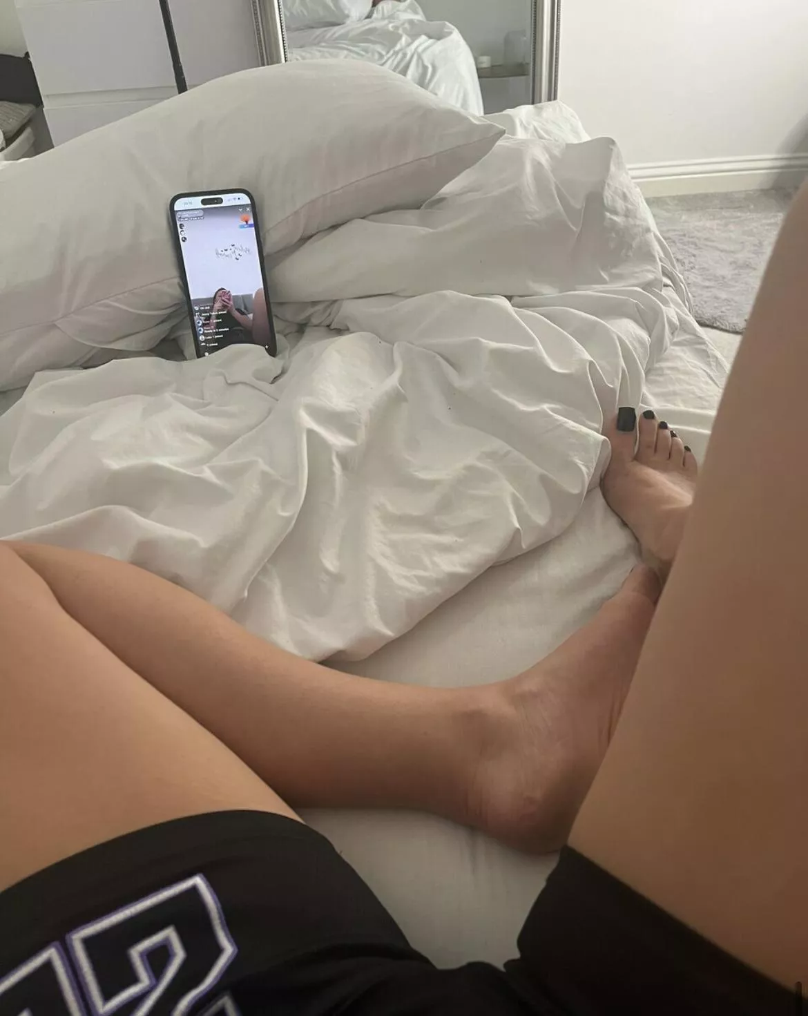 Can you please clean my feet using your mouth?