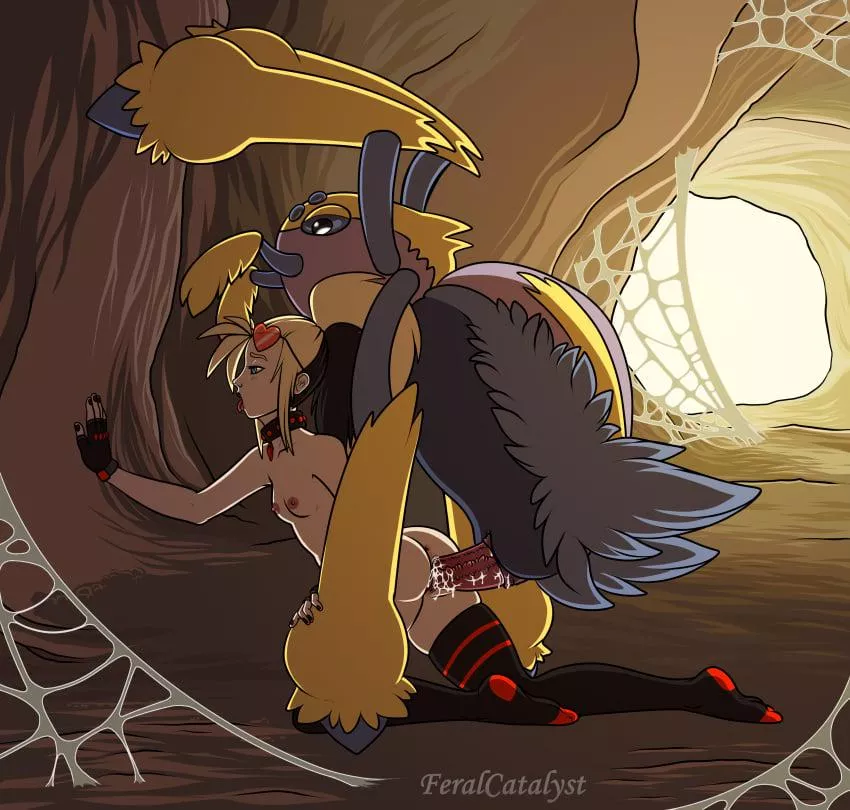 Caught in galvantula's cave [MF] (feralcatalyst) 