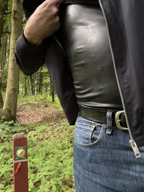 Forest walk in latex